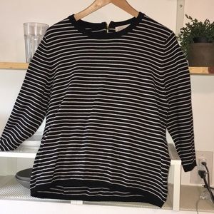 Black + White Striped Shirt
